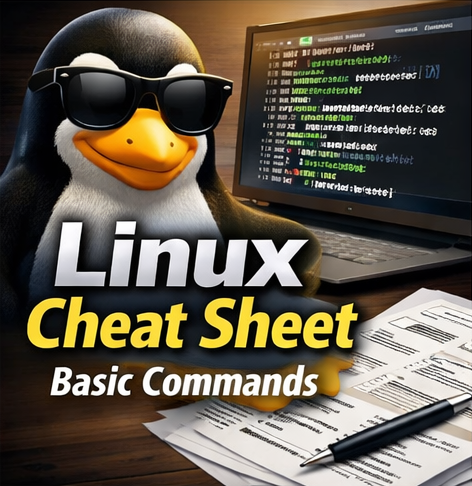 Linux Cheat Sheet – Basic Commands (Beginner Friendly)